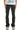 KDNK - Rhinestone Skinny Flare Pants - Black